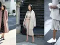 Eleganckie stylizacje ze spódnicą za kolano: szpilki, botki i sneakersy. Jakie buty do spódnicy za kolano? Oto inspiracje.
