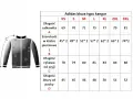 Tabela rozmiarów bluzy Adidas kangur. Jaki to rozmiar? Sprawdź wymiary od XS do 3XL: długość całkowita, szerokość w klatce, długość rękawa i bluzy od pachy.